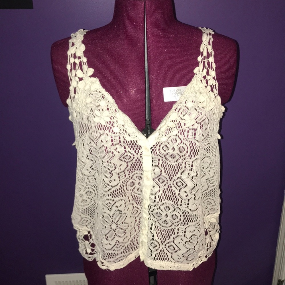 lace tank top